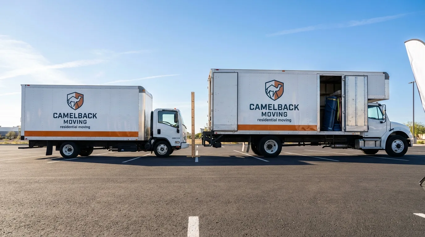 Moving truck size capacity guide in East Dublin
